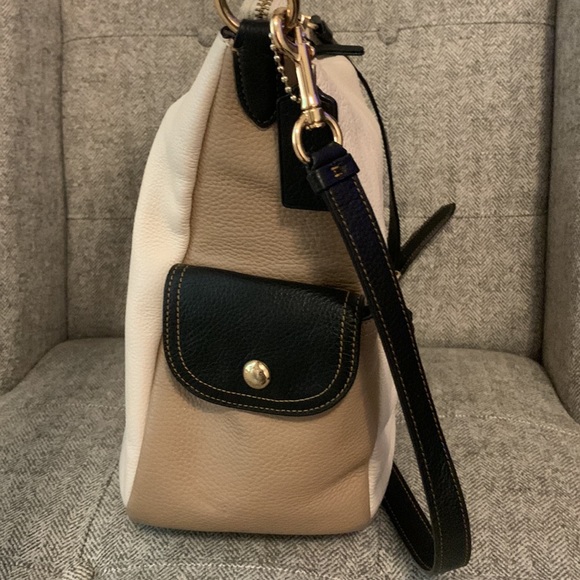 Coach Color Block Satchel - Picture 2 of 6